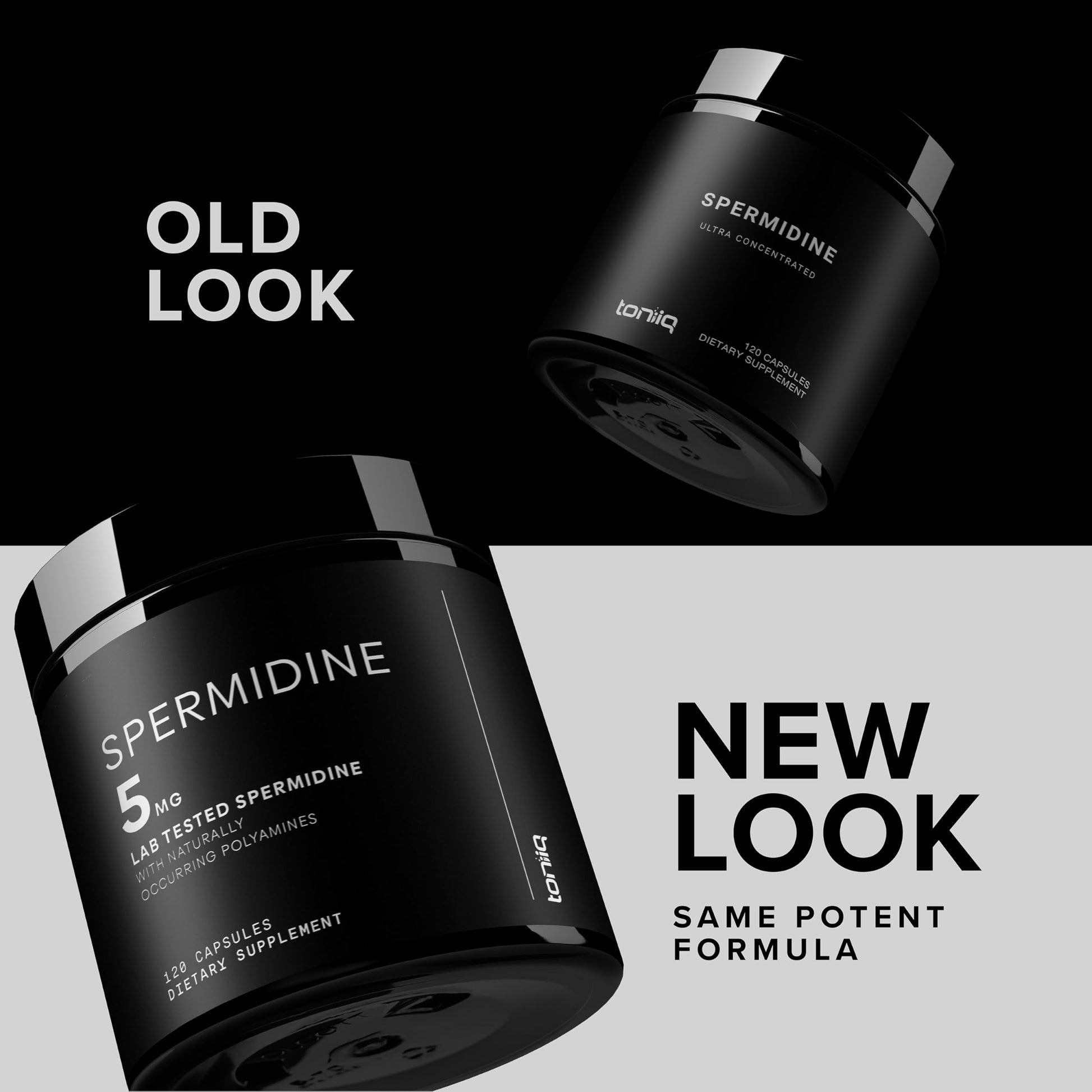 Toniiq Ultra Concentrated 500mg Spermidine Supplements for Men and Women - Non-Synthetic Spermidine Standardized to No Less Than 1% - 5mg per Serving Rice Germ Extract Toniiq buy supplements Au