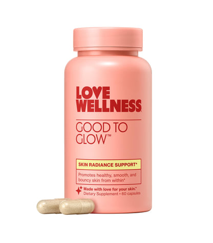 Love Wellness Good to Glow | Collagen Supplement with Biotin, Vitamin C, E, Ashwagandha & Zinc | Promotes Smooth, Glowing & Clear Skin | Enhances Smoothness & Promotes Healthy Skin | 60 Count Love WellnessBuy Supplements Australia