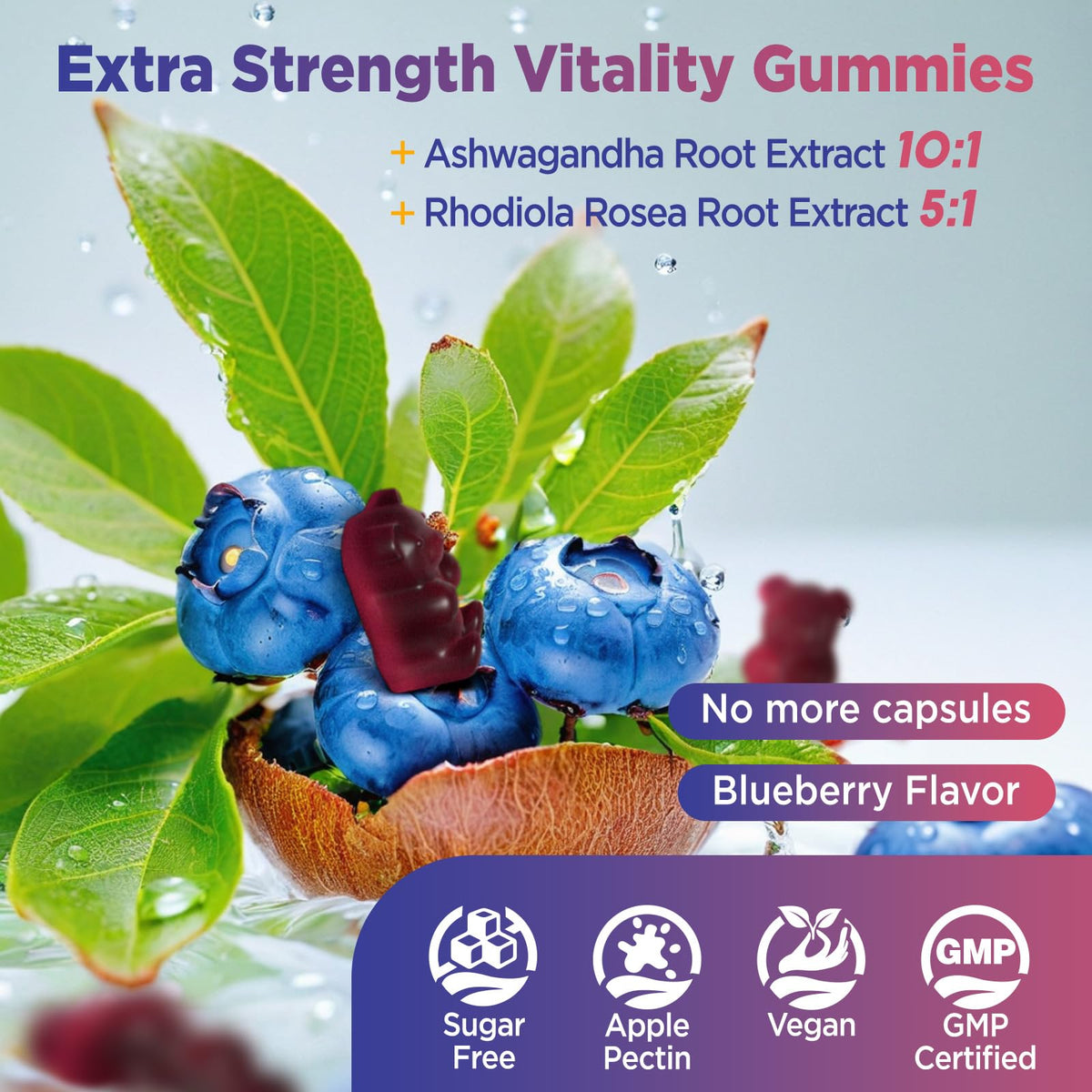 Cortisol Gummies, 12-in-1 Cortisol Reducer, with Magnesium Glycinate, Ashwagandha, L-Theanine, Phosphatidylserine, Vitamin B6 & D3, Rhodiola Rosea, for Men & Women, Sugar-Free, Vegan, NON-GMO, 60CT NATISLANDBuy Supplements Australia