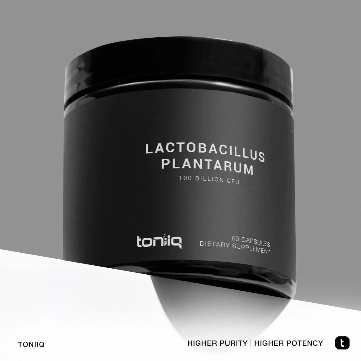 Toniiq Lactobacillus Plantarum – 100 Billion CFU High-Strength Single-Strain Probiotic with FOS – Delayed-Release Veggie Capsules – Third-Party Tested Potency – 60 Capsules Toniiq buy supplements Au