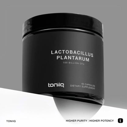 Toniiq Lactobacillus Plantarum – 100 Billion CFU High-Strength Single-Strain Probiotic with FOS – Delayed-Release Veggie Capsules – Third-Party Tested Potency – 60 Capsules Toniiq buy supplements Au