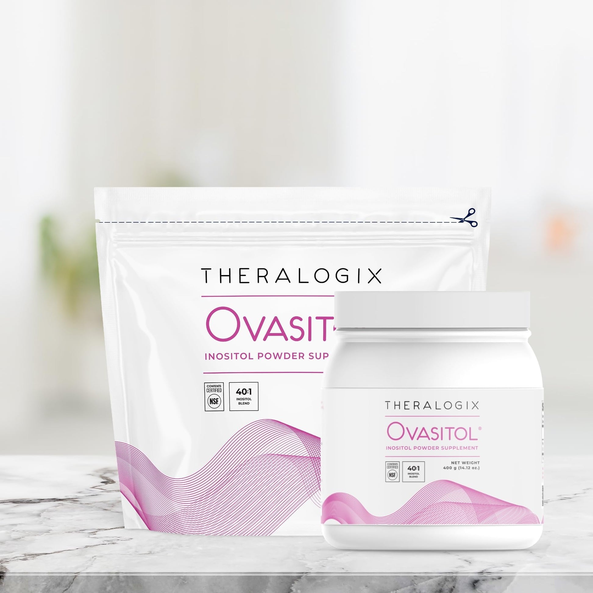 Theralogix Ovasitol Inositol Powder - 180 Servings - Myo-Inositol & D-Chiro Inositol TheralogixBuy Supplements Australia