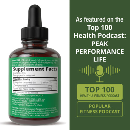 Organic Synbiotic = Prebiotics + Probiotics + Postbiotics 3-in-1 Supplement for Women, Men, & Kids. Pre, Pro, & Post Biotics Liquid Drops for Gut + Microbiome Balance. Made in USA, Vegan, Zero Sugar Peak PerformanceBuy Supplements Australia
