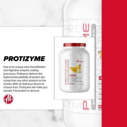 Metabolic Nutrition, Protizyme, 100% Whey Protein Powder, High Protein, Low Carb Metabolic NutritionBuy Supplements Australia