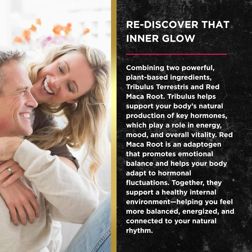 UNALTERED Hormone Balance & Mood Support for Women - Naturally Supports Hormonal Balance & Energy with Tribulus Terrestris & Red Maca Root Extract - Dietary Supplement - 90 Vegan Capsules UNALTEREDBuy Supplements Australia