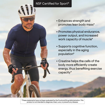 THORNE Creatine - Micronized Creatine Monohydrate Powder - Support for Muscles & Cognitive Function* - for Women & Men - Unflavored - NSF Certified for Sport - 5 g per Serving - 30 Servings THORNEBuy Supplements Australia