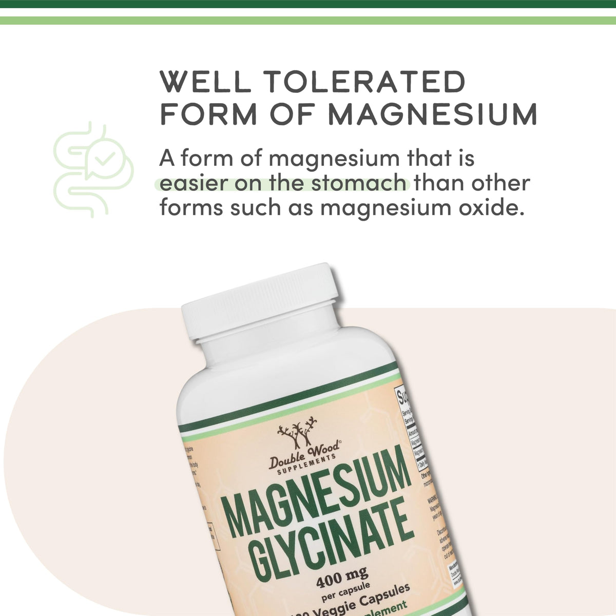 Magnesium Glycinate 400mg | 180 Capsules | Sleep, Muscle, & Heart Support | Vegan, Third Party Tested, Gluten Free