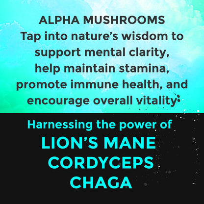 Fully Loaded Alpha Mushroom Pouches - Adaptogen Nootropic Pouches (5-Pack, Vanilla) - Lion's Mane, Cordyceps, & Chaga - 5 cans, 15 Pouches per can - Functional Mushrooms - Made in the USA Fully Loaded BullseyeBuy Supplements Australia