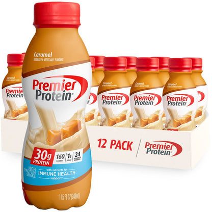 Premier Protein Powder & Premier Liquid Protein Shake, Caramel, 30g Protein, 1g Sugar Premier ProteinBuy Supplements Australia