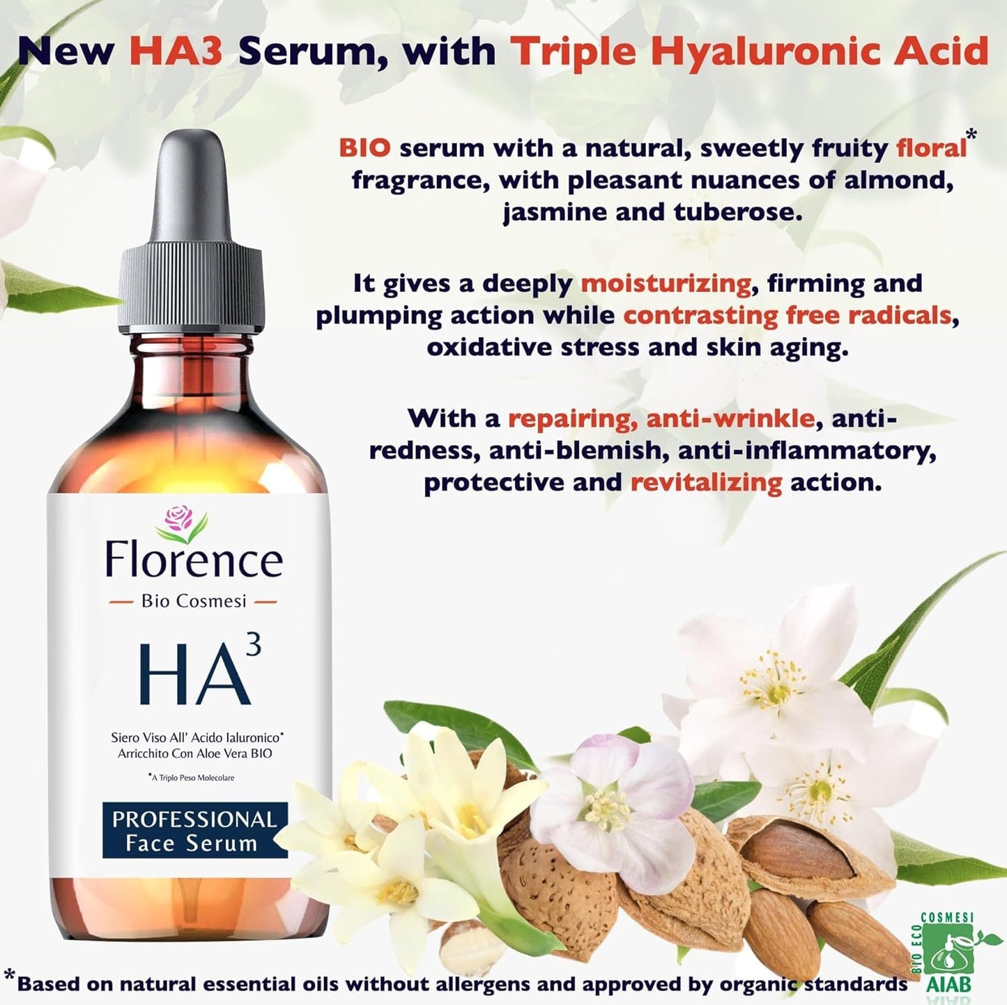 Hyaluronic Acid Serum for Skin – Anti-Aging Moisturizer Face Serum for Brightening, Plumper & Smoother Skin. Non-Greasy, Ultra-Hydrating Niacinamide, B5 & Vitamin C Skin Care Facial Serum, 2 oz Florence buy supplements Au