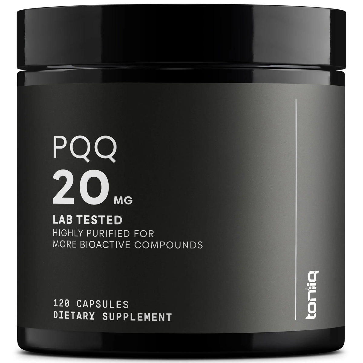 Toniiq 99%+ 20mg Supplement - Ultra High Purity PQQ 20mg Concentrated Formula - PQQ 20 mg 120 Capsules - Pyrroloquinoline Quinone Supplement - 1 Capsule Serving - Vegetarian Capsules Toniiq buy supplements Au