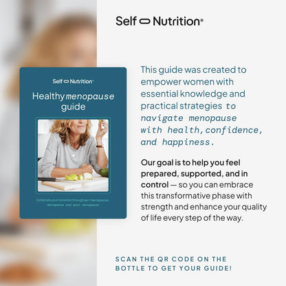 SELF NUTRITION Menopause Support for Women -All-Natural, Hormone-Free Perimenopause & Menopause Support. Unique Blend for Hot Flashes, Mood, Energy, Sleep & More. Vegan, Gluten-Free, 60 Capsules. SELF NUTRITIONBuy Supplements Australia