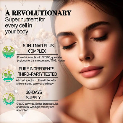 NAD Supplements for Women & Men, Liposomal NAD Nicotinamide Riboside Resveratrol 900mg, TMG, Quercetin, Vitamin B3, Organic Liquid NAD Resveratrol Supplement for Longevity, Energy, Anti-Aging, Focus WellVeraVidaBuy Supplements Australia