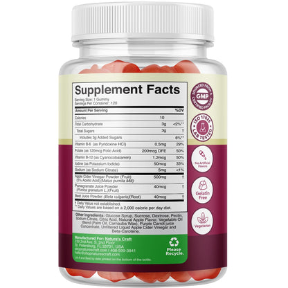 ACV Apple Cider Vinegar Gummies - Natural Energy Supplement ACV with Mother Bio SenseBuy Supplements Australia
