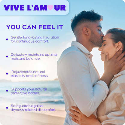 Vive L'Amour 15mg Hyaluronic Acid Vaginal Suppositories (2-Pack, 24 Count), Vaginal Moisturizer, Continuous Hydration, Relieves Vaginal Dryness, Restores Natural Softness & Elasticity, Vaginal Health Vive L'AmourBuy Supplements Australia