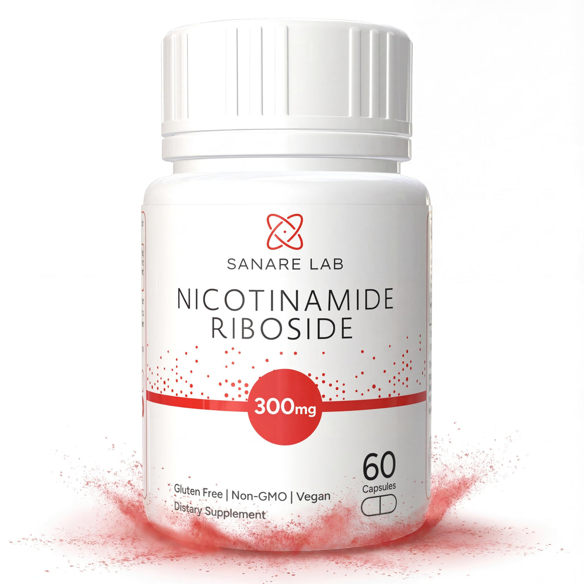 Sanare Lab NAD+ Supplement with Nicotinamide Riboside (NR) 300 mg | Cellular Energy & Metabolism Support | 60 Capsules Sanare LabBuy Supplements Australia