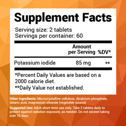 Dr. Berg's Incredible Potassium Iodide Tablets - Now 120 Tablets with a Smaller Easy Dr. Berg NutritionalsBuy Supplements Australia