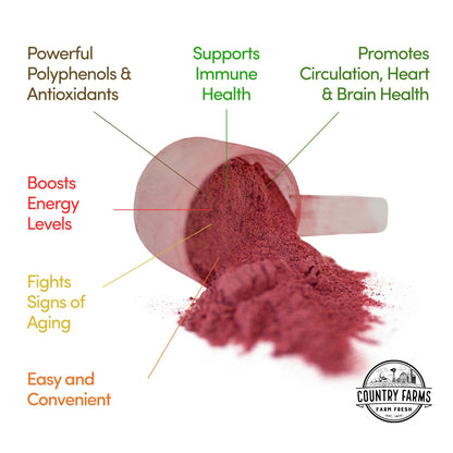 COUNTRY FARMS Super Reds, Energizing Polyphenol Superfood, Over 40 Super Fruits COUNTRY FARMSBuy Supplements Australia
