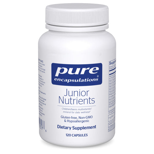 Pure Encapsulations Junior Nutrients - Kids & Teens Multivitamin - Without Iron - with Calcium, Vitamin D3 & Vitamin C - Non-GMO & Vegetarian - 120 Capsules Pure EncapsulationsBuy Supplements Australia