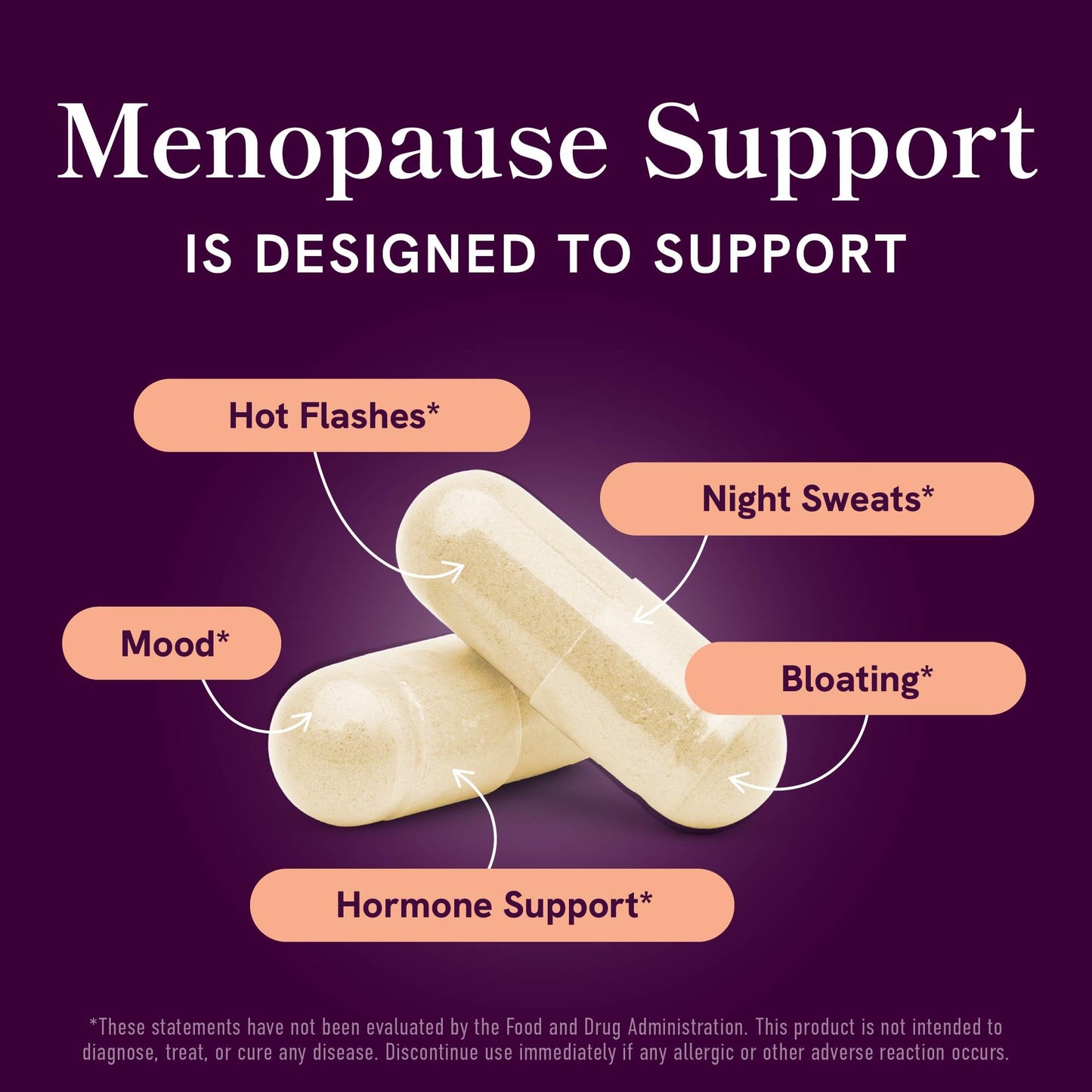 Menopause Support with Prebiotics and Probiotics for Women | Hormone Balance, Hot Flashes & Night Sweats | 50 Billion CFU, DIM & Black Cohosh | Triple Action Menopause Supplements for Women | 30 Ct SMNutritionBuy Supplements Australia