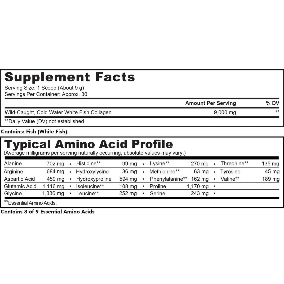 Codeage Marine Collagen Powder - Wild-Caught Hydrolyzed Fish Collagen Peptides - Type 1 & 3 Collagen CodeageBuy Supplements Australia
