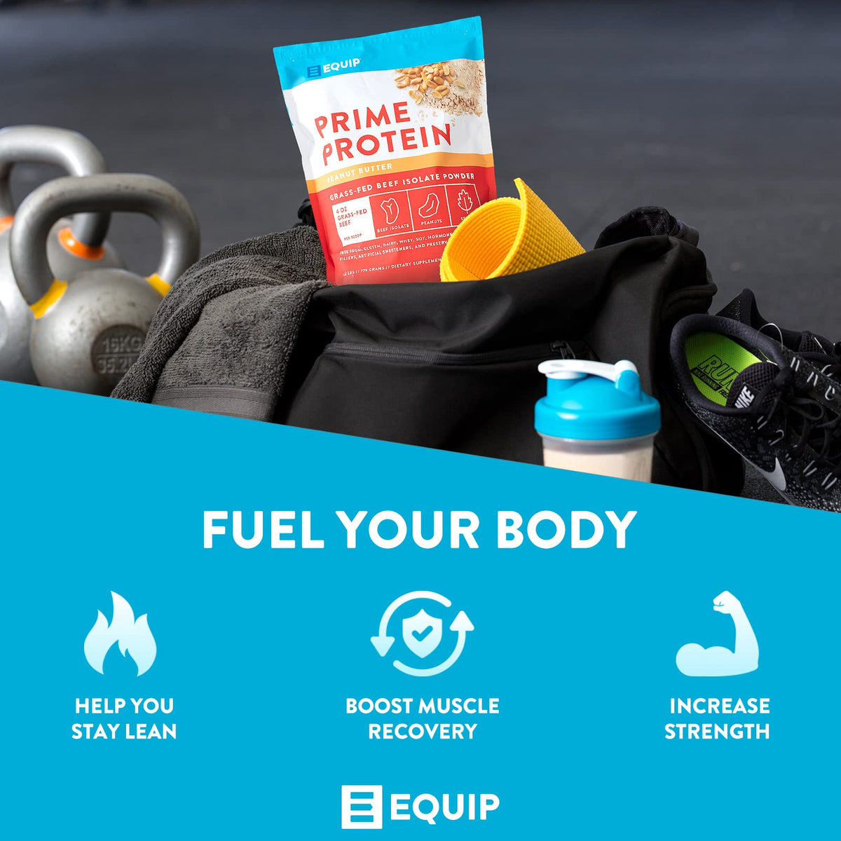 Equip Foods Prime Protein - Grass Fed Beef Protein Powder Isolate - Paleo and Keto Friendly EquipBuy Supplements Australia