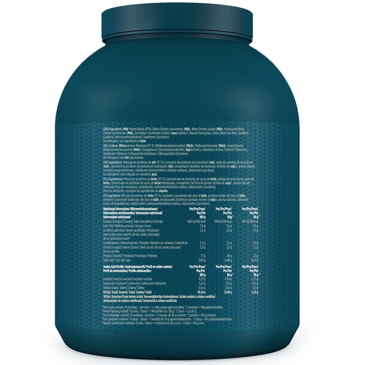 Kinetica Vanilla Whey Protein Powder | 2.27kg | 23g Protein per Serving | 76 Servings KineticaBuy Supplements Australia