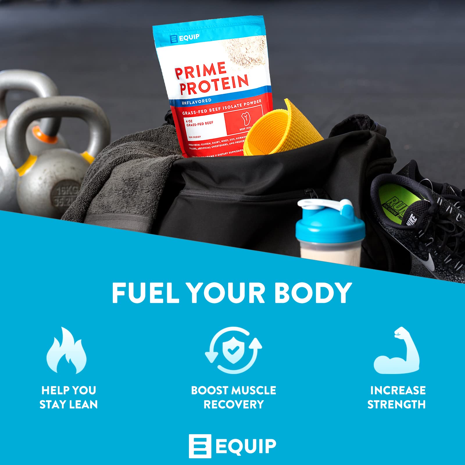 Equip Foods Prime Protein - Grass Fed Beef Protein Powder Isolate - Paleo and Keto Friendl EquipBuy Supplements Australia