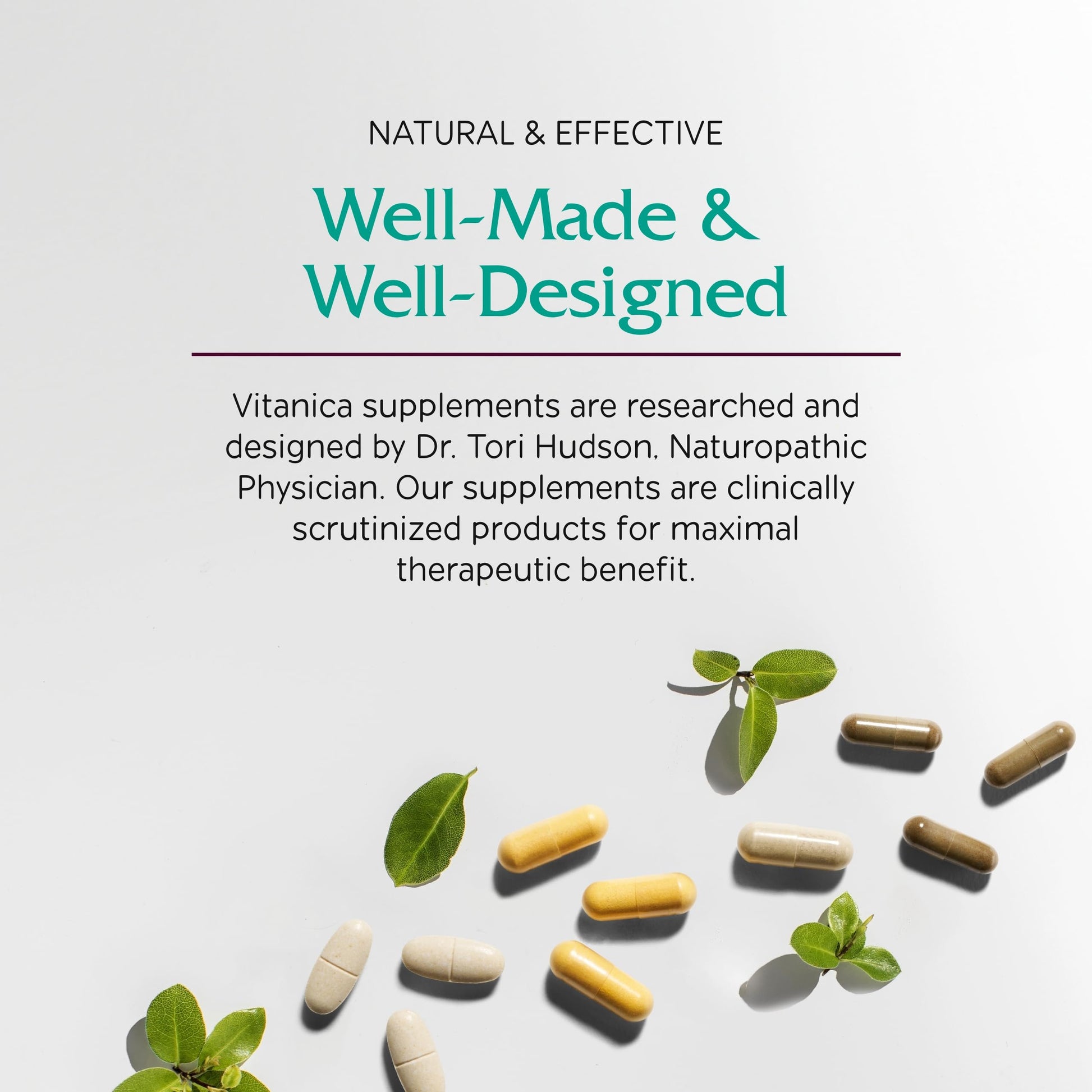 Vitanica FemRebalance, Hormone Balance Support for Women, Vegan, 60 Capsules VitanicaBuy Supplements Australia