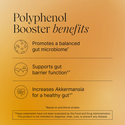 Pendulum Polyphenol Booster, Antioxidant from Superfoods, Beneficial Plant Compounds for Good Health, Helps Boost Akkermansia Muciniphila for Men & Women (60 Capsules, 1-Pack) PendulumBuy Supplements Australia