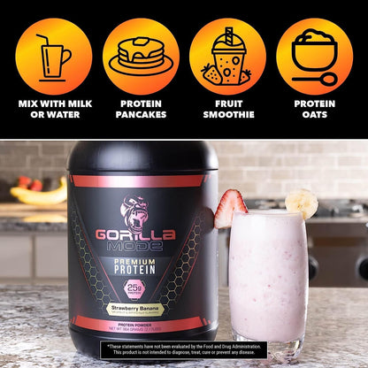 Gorilla Mode Premium Protein - Chocolate Peanut Butter / 24 Grams of Protein/Recover Gorilla MindBuy Supplements Australia