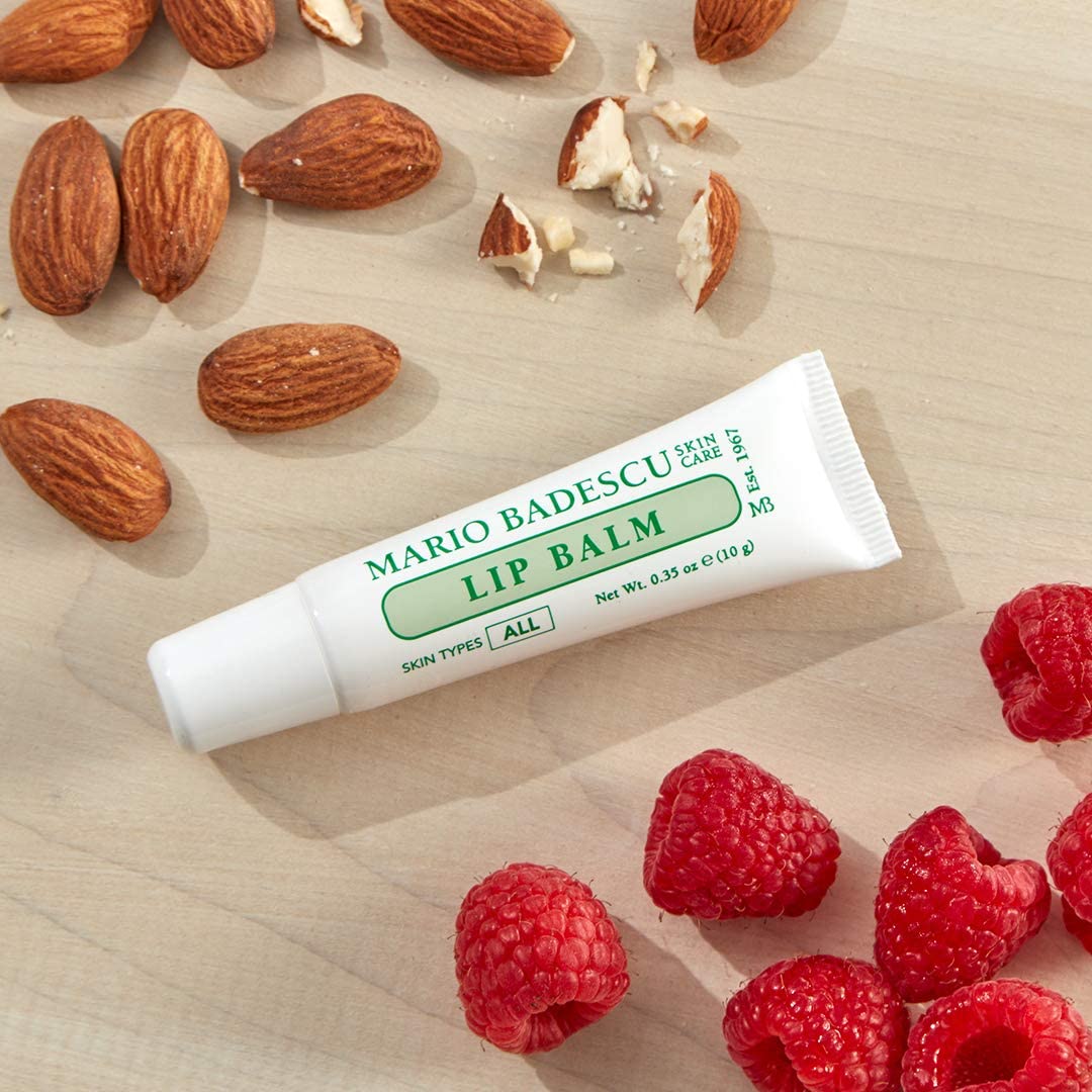 Mario Badescu Moisturizing Original Lip Balm for Dry Cracked Lips, Infused with Coconut Oil