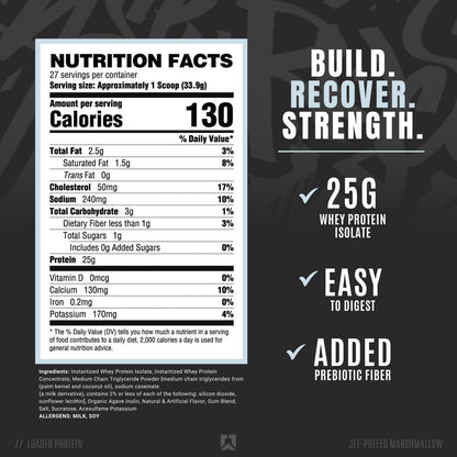RYSE Up Supplements Loaded Protein Powder | 25g Whey Protein Isolate & Concentrate RYSE Up SupplementsBuy Supplements Australia