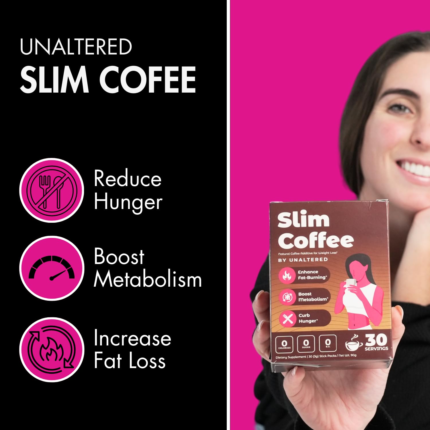 UNALTERED Weight Loss Coffee for Women - Boost Metabolism, Suppress Appetite UNALTEREDBuy Supplements Australia