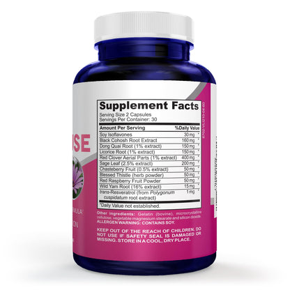 NusaPure Menopause Complex : Black Cohosh and Herbal Ingredients - 60 Capsules NusaPureBuy Supplements Australia