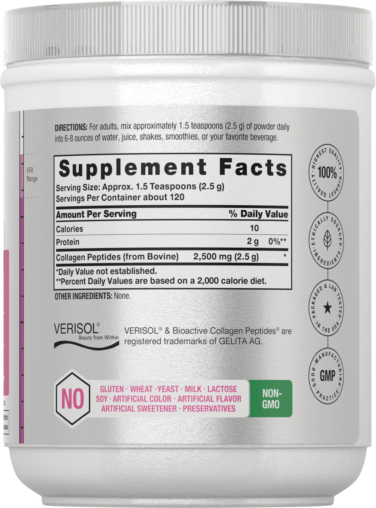 Horbäach Skin Rejuvenator with Verisol 10.58 oz | Bioactive Collagen Peptide Powder | Types I and III | Non GMO, Gluten Free Supplement HorbäachBuy Supplements Australia