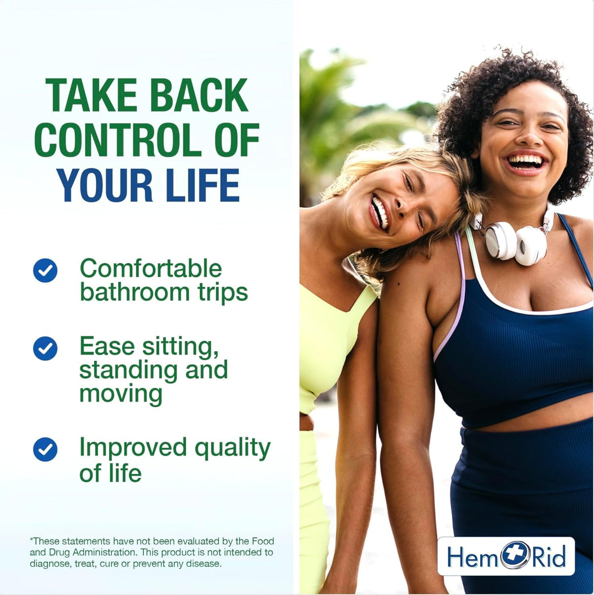 HemRid Max and Maximum Strength Lidocaine Cream - Hemorrhoid Relief Bundle for Fast Internal & External Support - Hemorrhoid Pills & Hemorrhoidal Lidocaine Cream for Rapid Comfort & Soothing Care HemRidBuy Supplements Australia