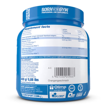 Olimp Labs Collaregen Mineral Supplement, Orange Flavour Powder, 400 g OLIMP SPORT NUTRITIONBuy Supplements Australia
