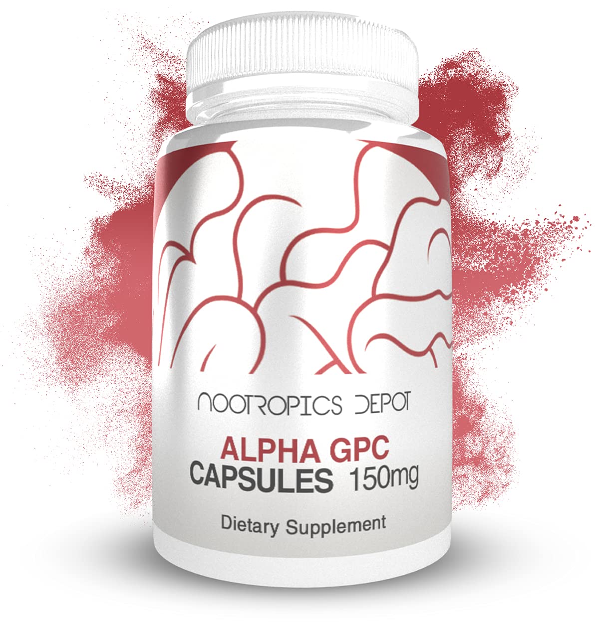 Nootropics Depot Alpha GPC Capsules | 150mg | 60 Count | Choline Supplement | Brain Health Supplement | Supports Healthy Brain Function | Enhance Cognition, Memory + Focus Nootropics DepotBuy Supplements Australia