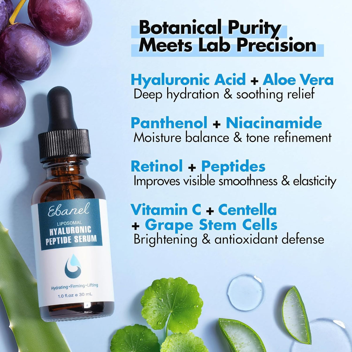 Bundle of Retinol Serum, and Hyaluronic Acid Serum Ebanel buy supplements Au