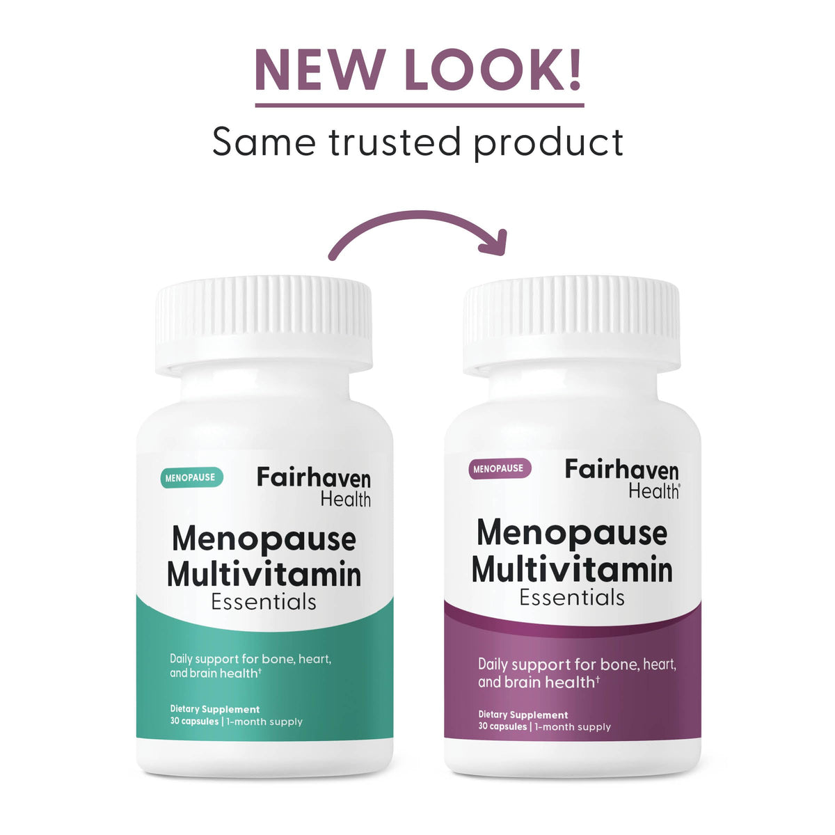 Fairhaven Health Menopause Multivitamin Essentials | Hormone Free Menopause Supplements for Women | Methylated Multivitamin for Women 50 and Over | Non-GMO | Perimenopause Supplements | 30 Capsules Fairhaven HealthBuy Supplements Australia