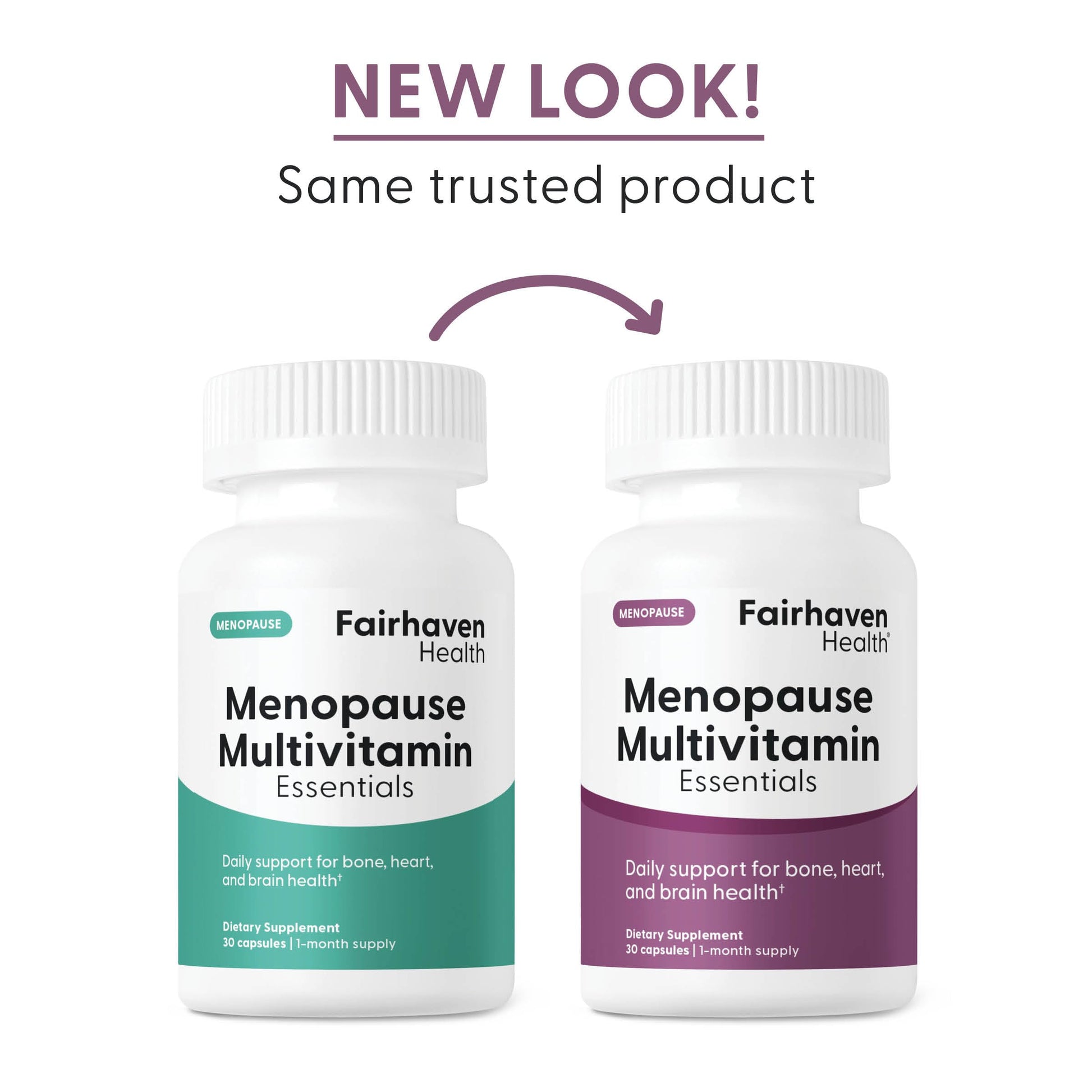 Fairhaven Health Menopause Multivitamin Essentials | Hormone Free Menopause Supplements for Women | Methylated Multivitamin for Women 50 and Over | Non-GMO | Perimenopause Supplements | 30 Capsules Fairhaven HealthBuy Supplements Australia