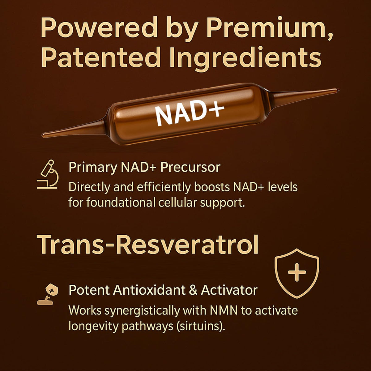 NAD Advanced Cellular Renewal - 1200mg NAD Supplement for Skin Aging Support Energy & Focus - 10 Vials (1) ARSYCHLLBuy Supplements Australia