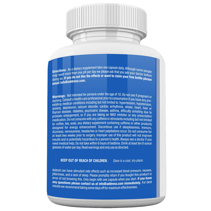 Focus Pep Addrell Energy Stimulant Pills- Natural Nootropic Brain Supplement Alternative Pill & Study Supplements Substitute to Elevate Mental Clarity for Women & Men OTC- 60 Mind Booster Capsules Focus PepBuy Supplements Australia