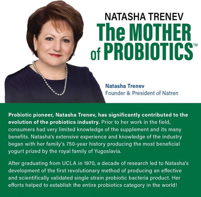 Natren Healthy Trinity Probiotics Supplement - 90 Dairy and Gluten Free Gel Capsules - Improve Gut and Digestive Health, 30 Billion CFU - Lactobacillus Acidophilus, Bifidobacterium, Bulgaricus Natren buy supplements Au