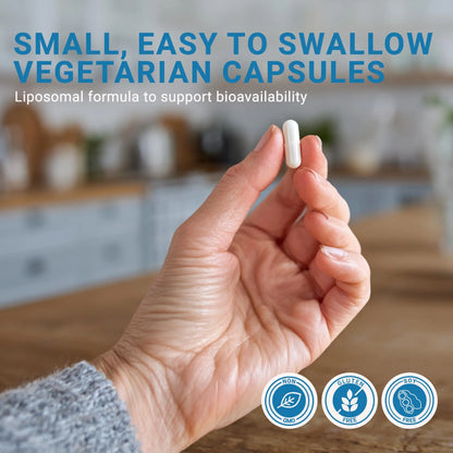 GenuinePurity - 250mg Liposomal NMN Supplement - 60 Vegan Capsules to Support NAD+ Production, Cellular Energy & Healthy Aging - Nicotinamide Mononucleotide for Metabolic Wellness & Immune Support GenuinePurityBuy Supplements Australia