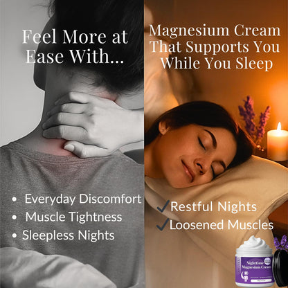 Magnesium Lotion for Sleep & Calm, Topical Magnesium Cream for Relaxation, Nightly Calm, Better Sleep, and for Leg Cramps & Pain SHUIKUBuy Supplements Australia
