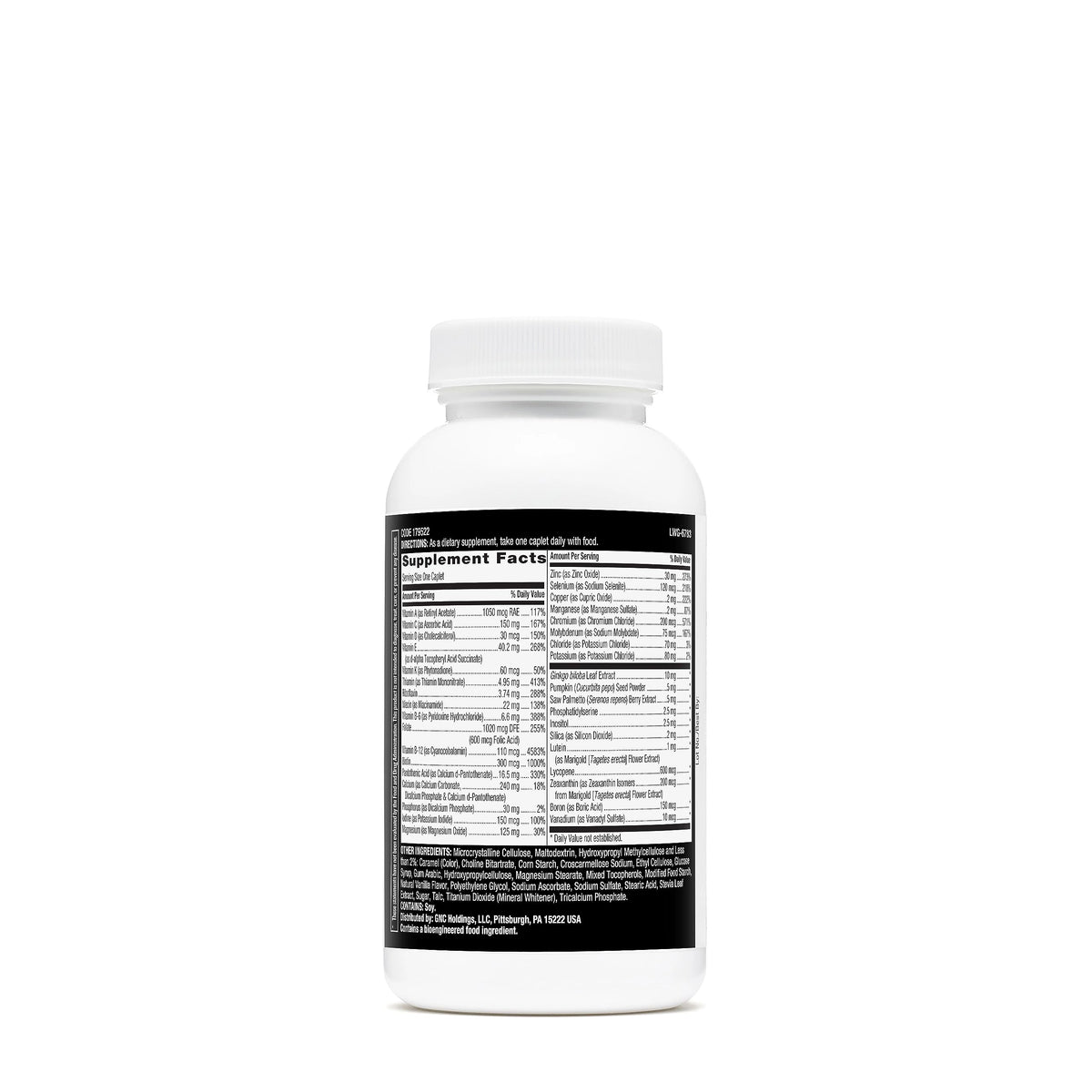 GNC Mega Men 50 Plus One Daily Multivitamin | Supports Prostate Function GNCBuy Supplements Australia