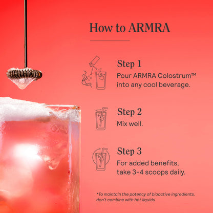 ARMRA Colostrum™ Premium Powder, Grass Fed, Gut Health Bloating Immunity Skin & Hair, Contains 400+ Bioactive Nutrients (Blood Orange, Vine Watermelon, Unflavored Bundle | 180 Servings) ARMRABuy Supplements Australia