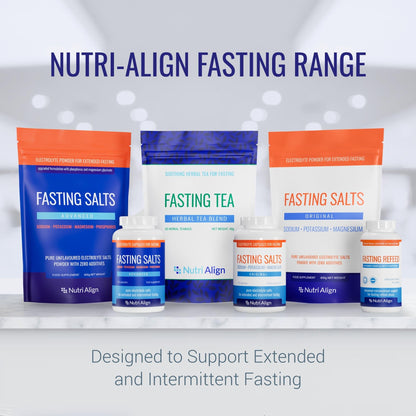 Nutri-Align Fasting Salts Electrolytes Advanced, 120 Capsules | Sodium Potassium Magnesium Phosphorus | Pure Fasting Electrolytes | Sugar Free & Filler Free Nutri-AlignBuy Supplements Australia